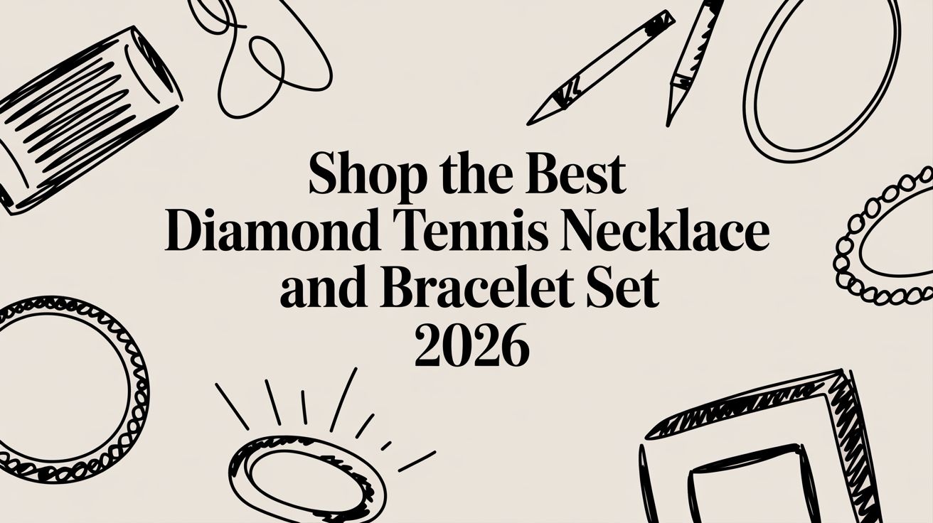 Shop the Best Diamond Tennis Necklace and Bracelet Set 2026