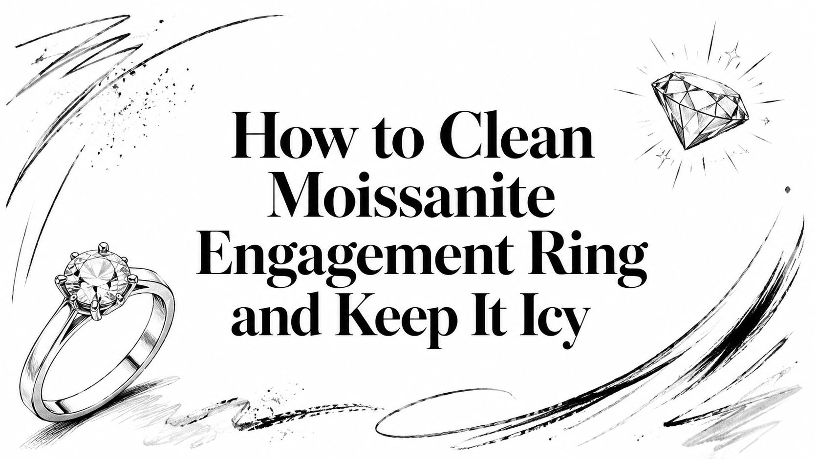 How to Clean Moissanite Engagement Ring and Keep It Icy