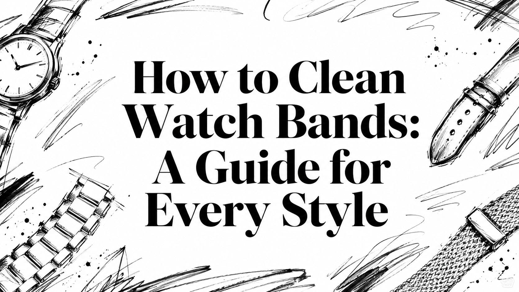 How to Clean Watch Bands: A Guide for Every Style