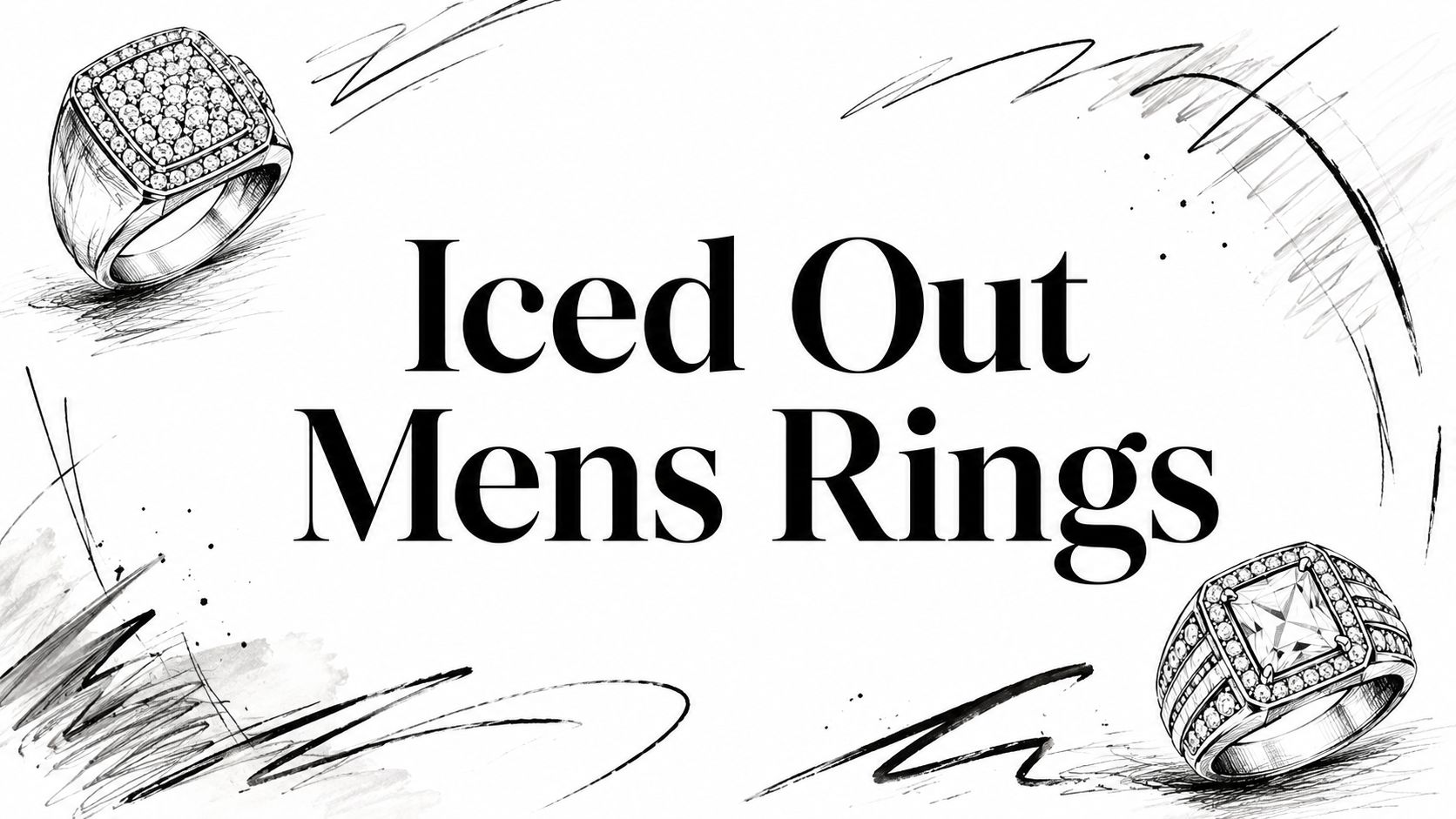 Iced Out Mens Rings