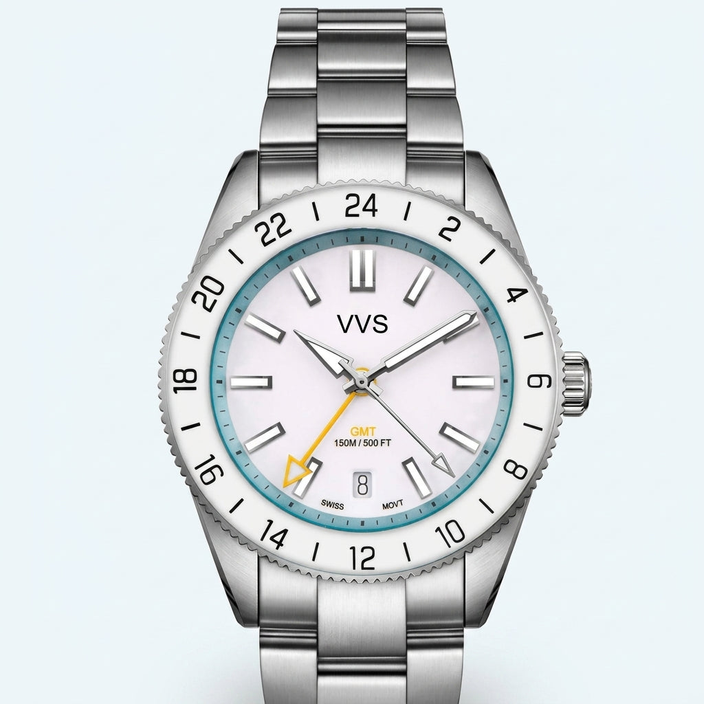 VVS Watches™ Ocean Meridian | Quartz GMT Style