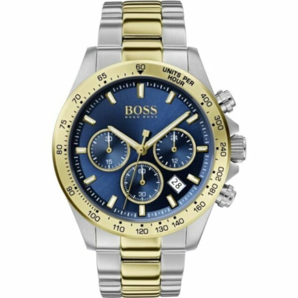 Hugo Boss – Hero – Herrenuhr mit zweifarbigem Zifferblatt und Armband