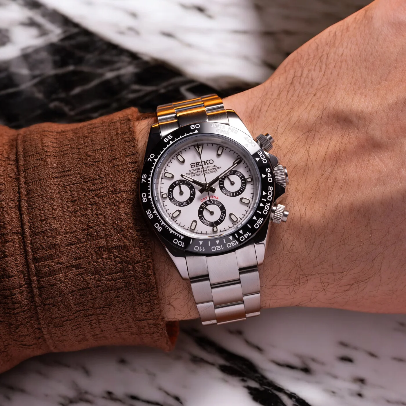 SEIKO MOD DAYTONA | WEISS