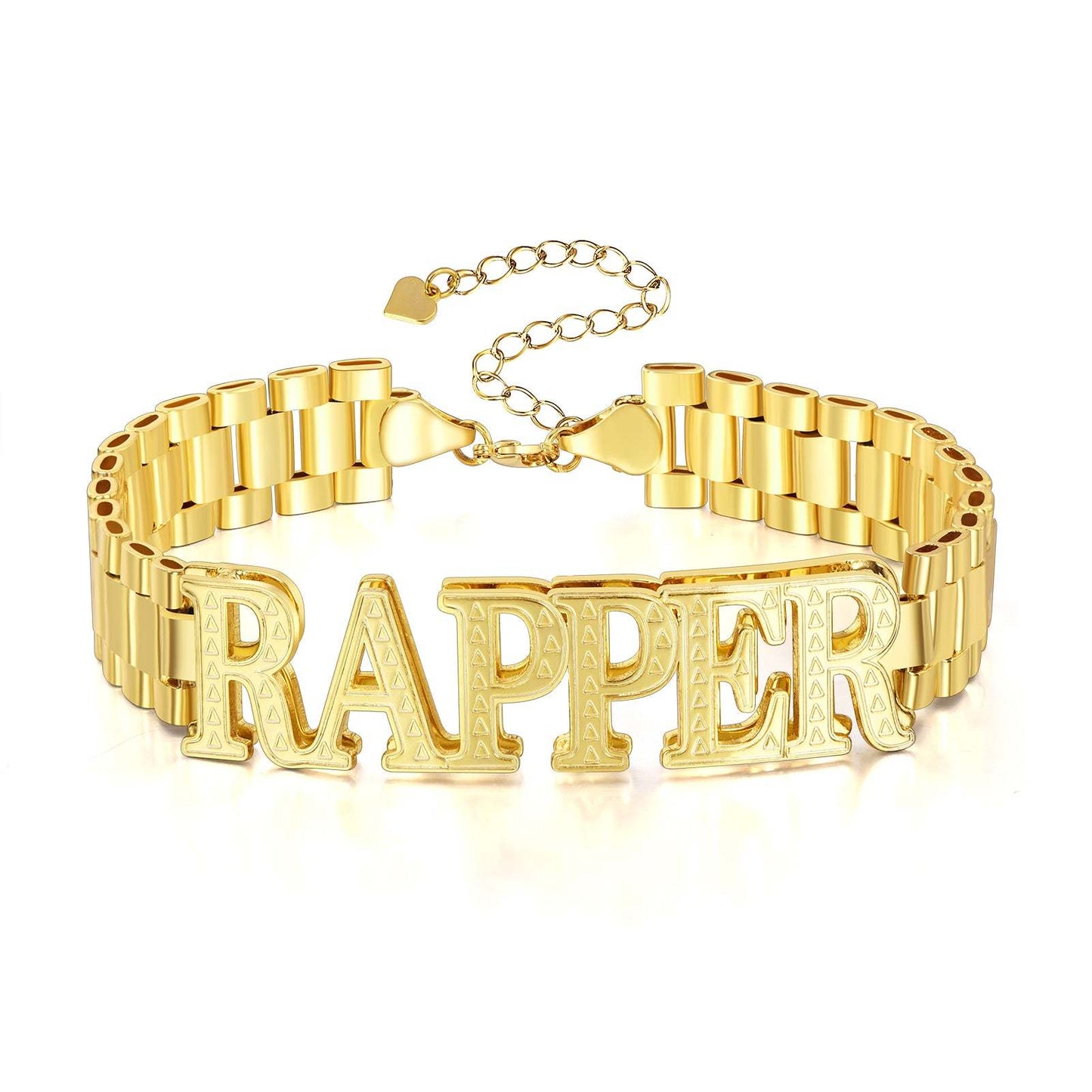 VVS sieraden 14K gouden aangepaste naamplaatje choker