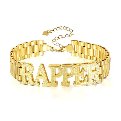 VVS sieraden 14K gouden aangepaste naamplaatje choker