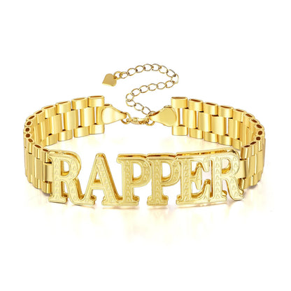 VVS sieraden 14K gouden aangepaste naamplaatje choker