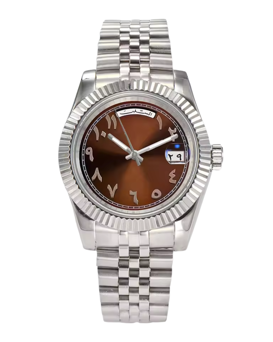 VVS Arabic Datejust | Rusty Orange