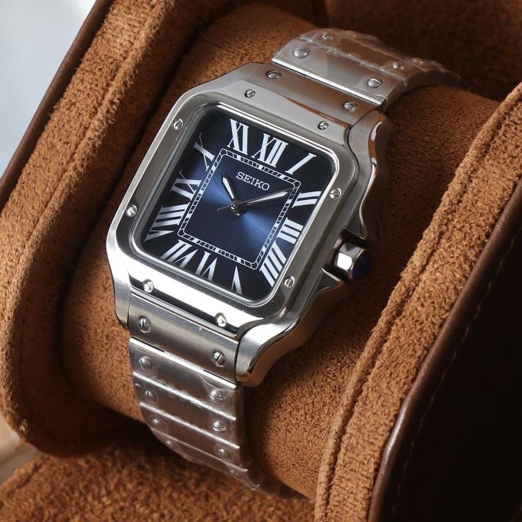 SEIKO MOD SANTOS | BLAU