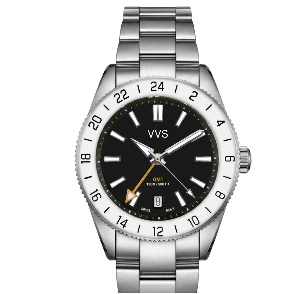VVS Watches™ Ocean Meridian | Quartz GMT Style
