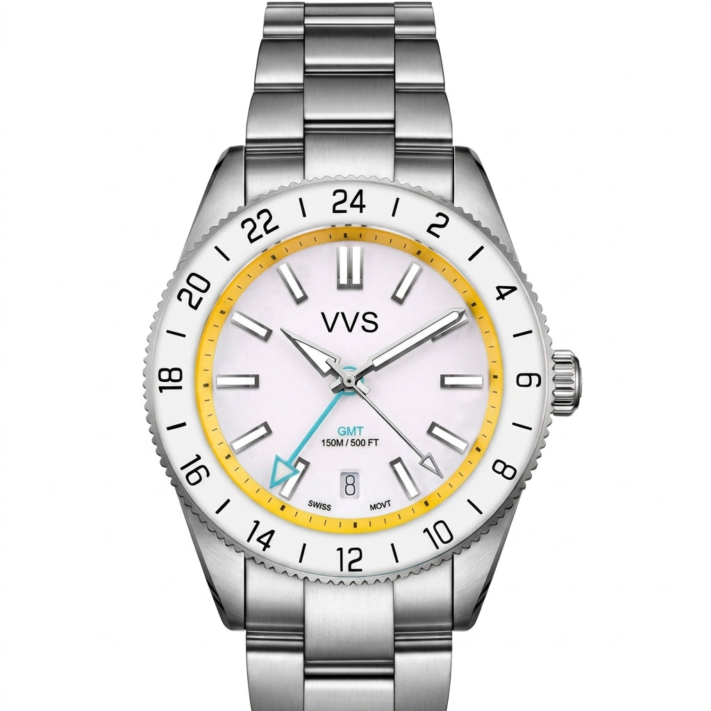 VVS Watches™ Ocean Meridian | Quartz GMT Style