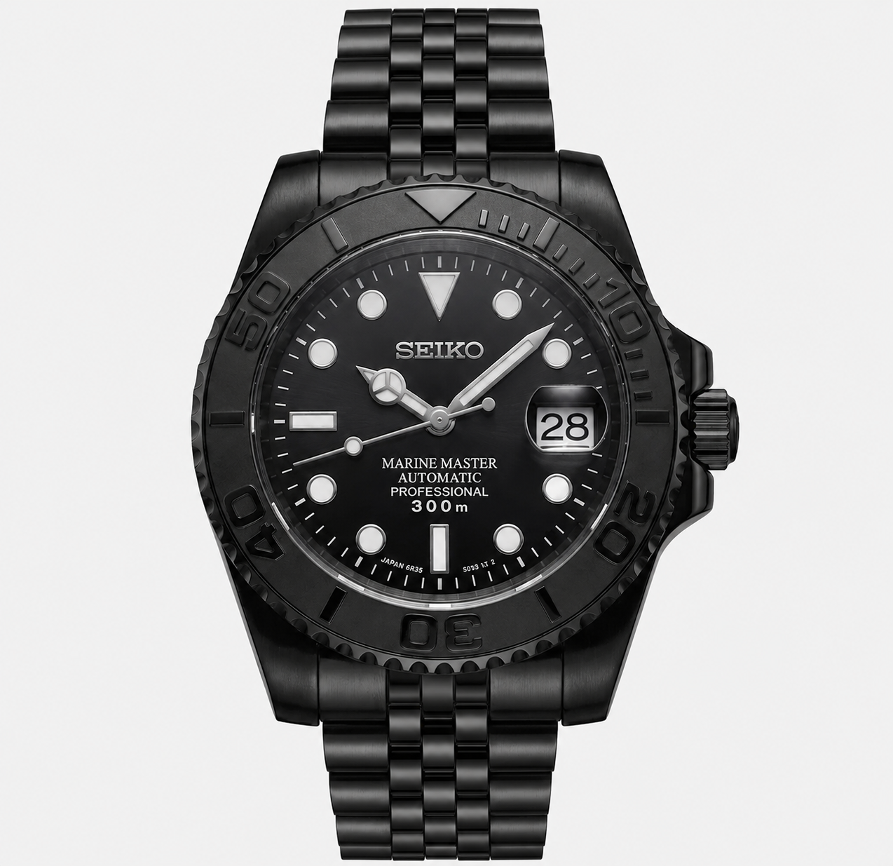 SEIKO MOD YACHT-MASTER| BLACKOUT EDITION