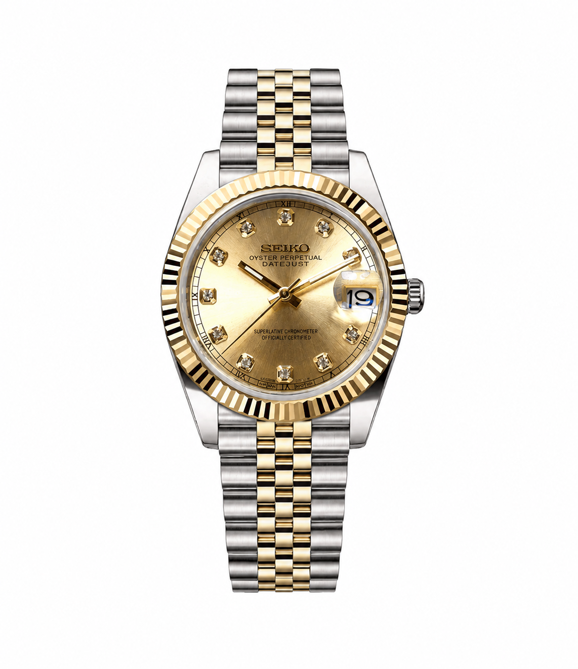 Seikojust Two-Tone Gem Gold