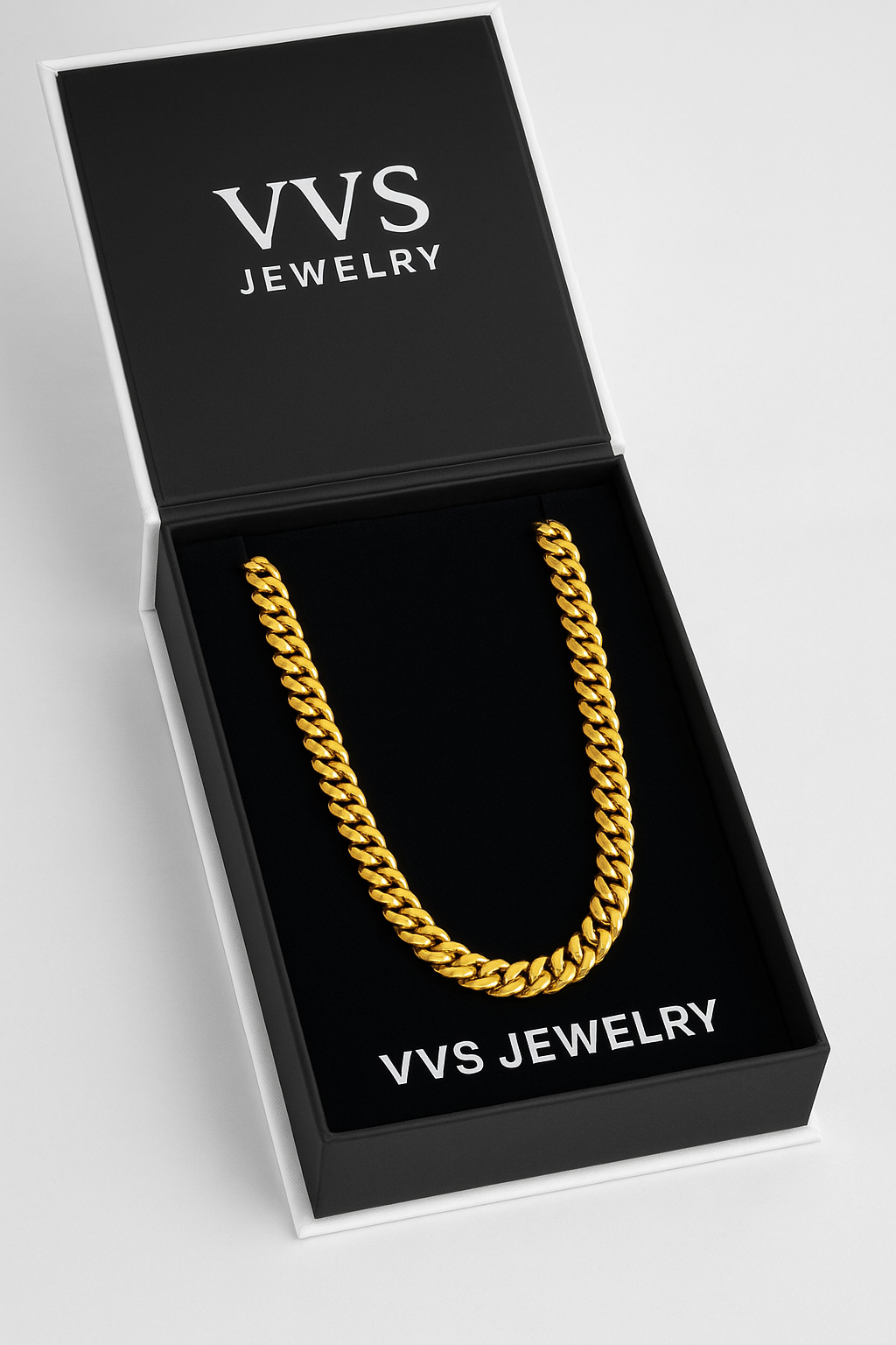8 mm Cubaanse ketting & GRATIS Cubaanse armbandbundel