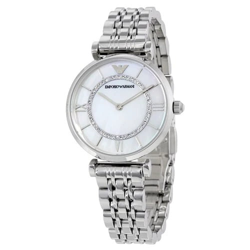 Emporio Armani AR1908 Silberne Damenuhr