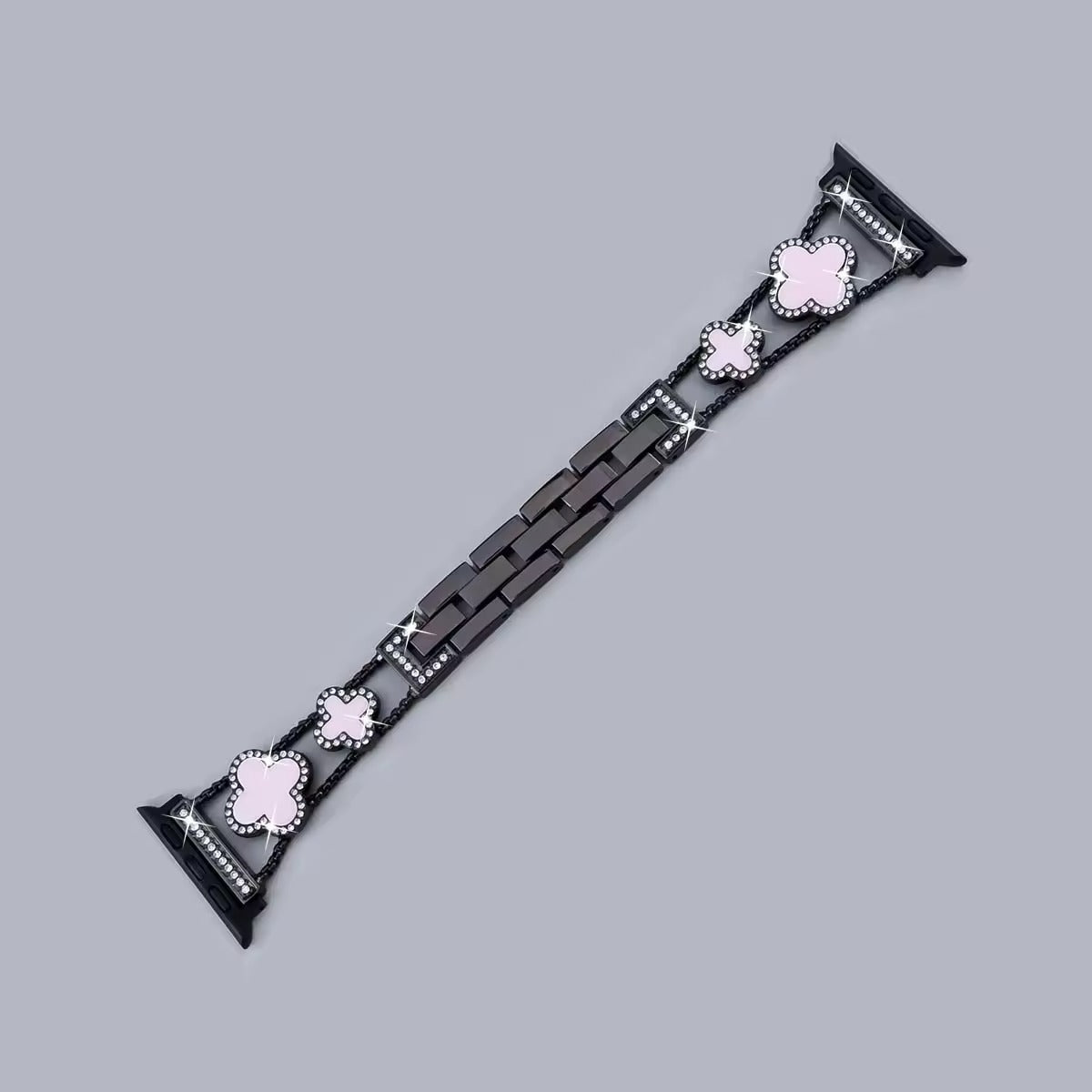 Iced Out Kleeblatt Apple Watch Armband