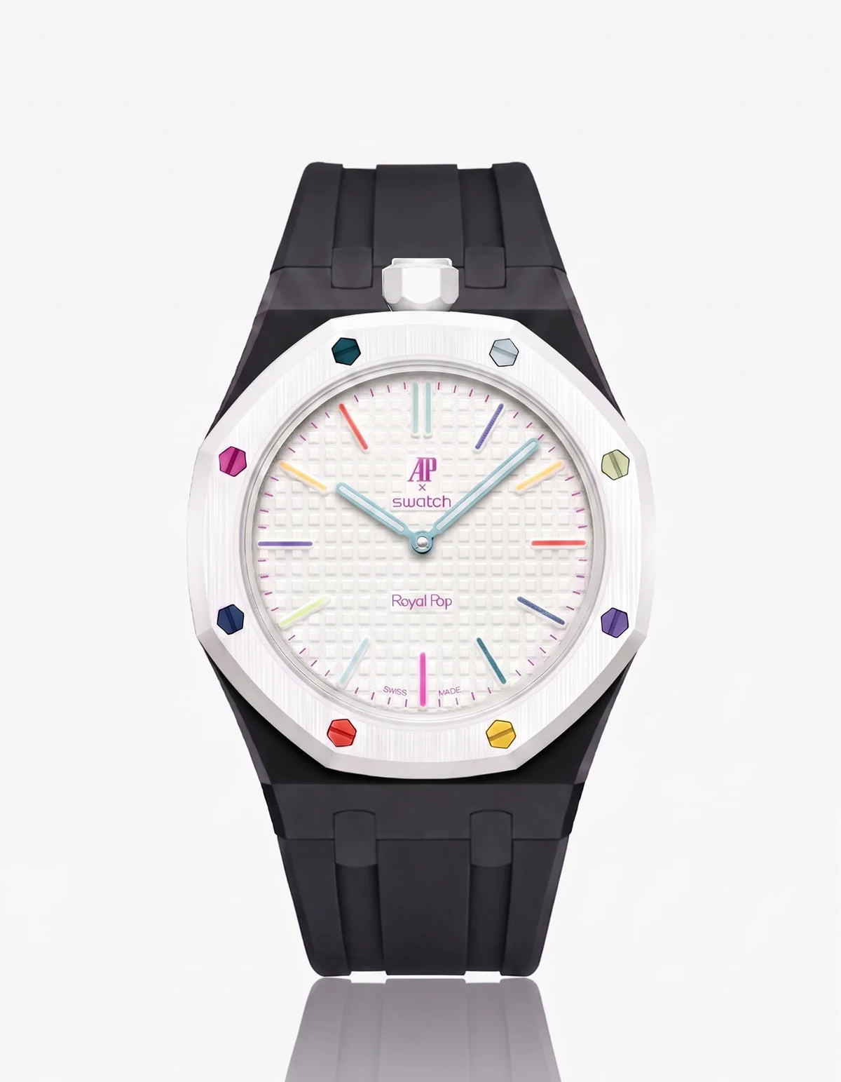 combo::black::rubber-strap-for-ap-x-swatch-royal-pop-black