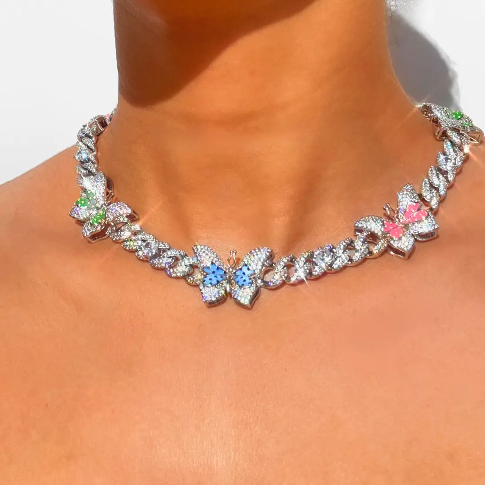 VVS 2.0 Butterfly Cuban Choker