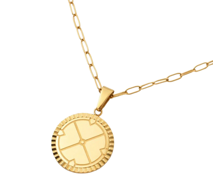 Engravable Compass Necklace