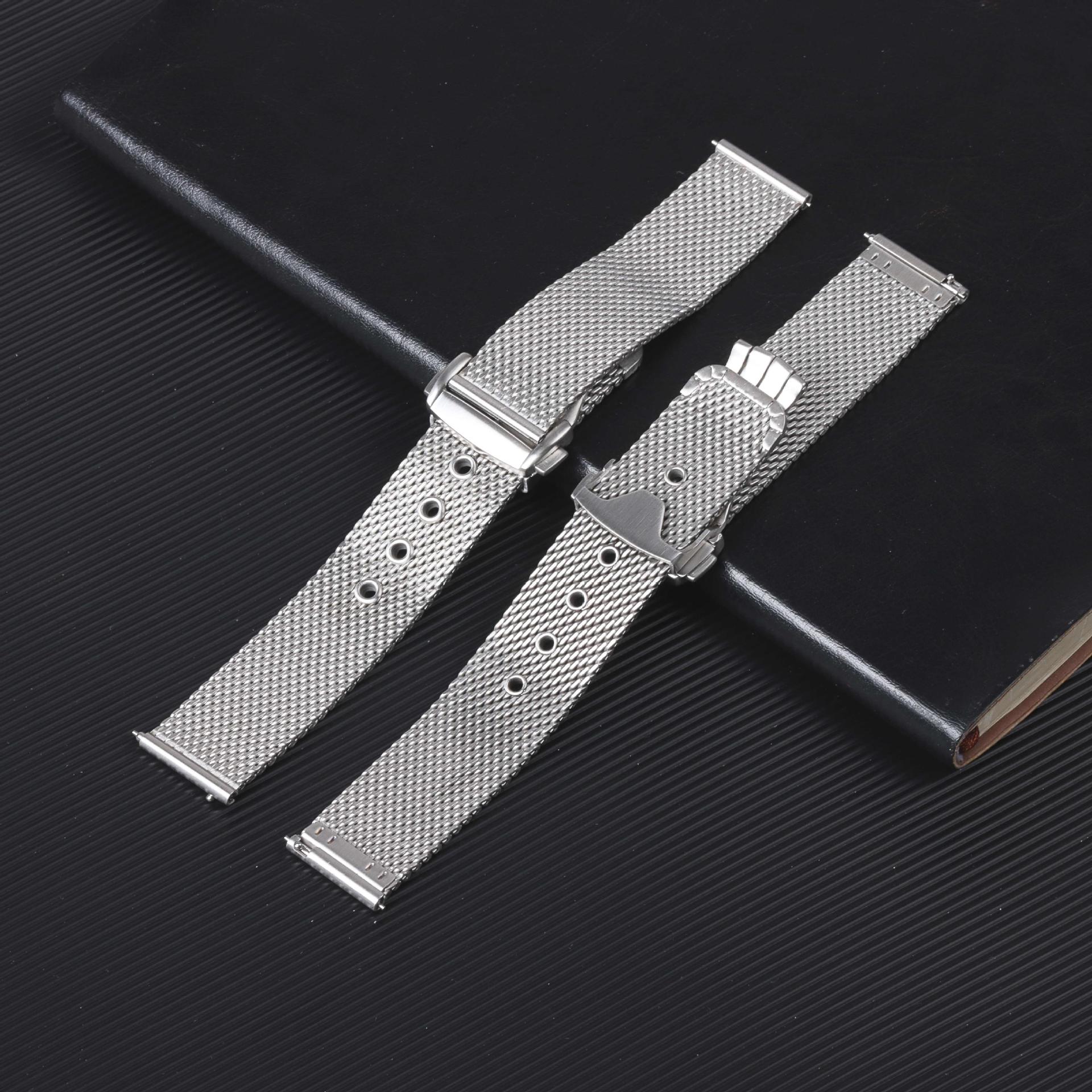 Omega Seamaster James Bond 007 Stainless Steel Brushed Mesh Strap