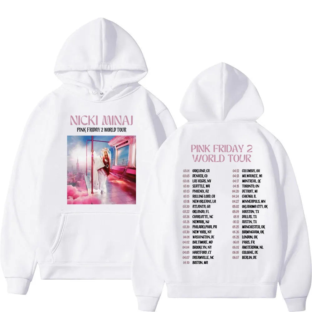 Nicki Minaj Pink Friday 2 World Tour Graphic Hoodies