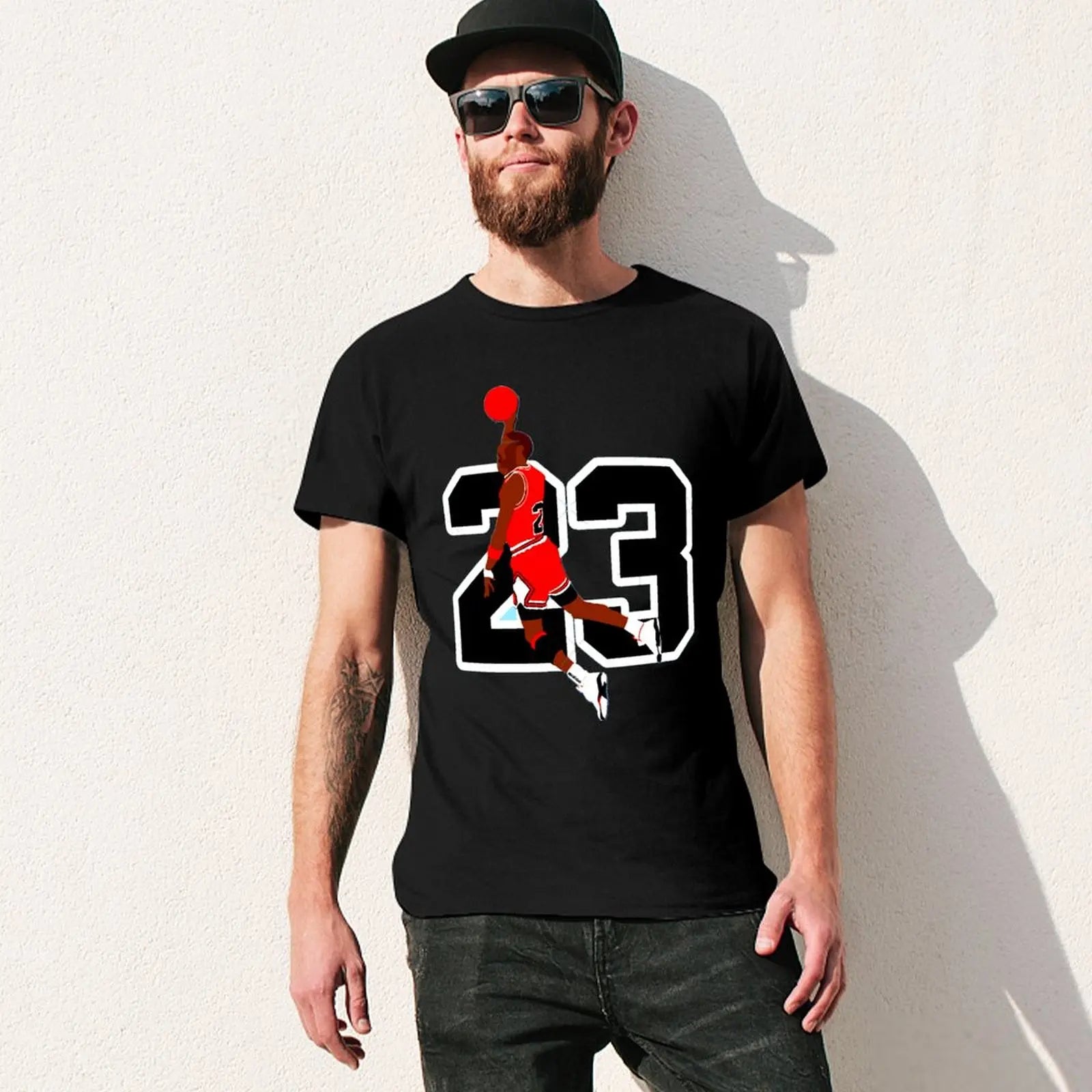 Basketball Star Michael Jordan 23 Graphic T-Shirt