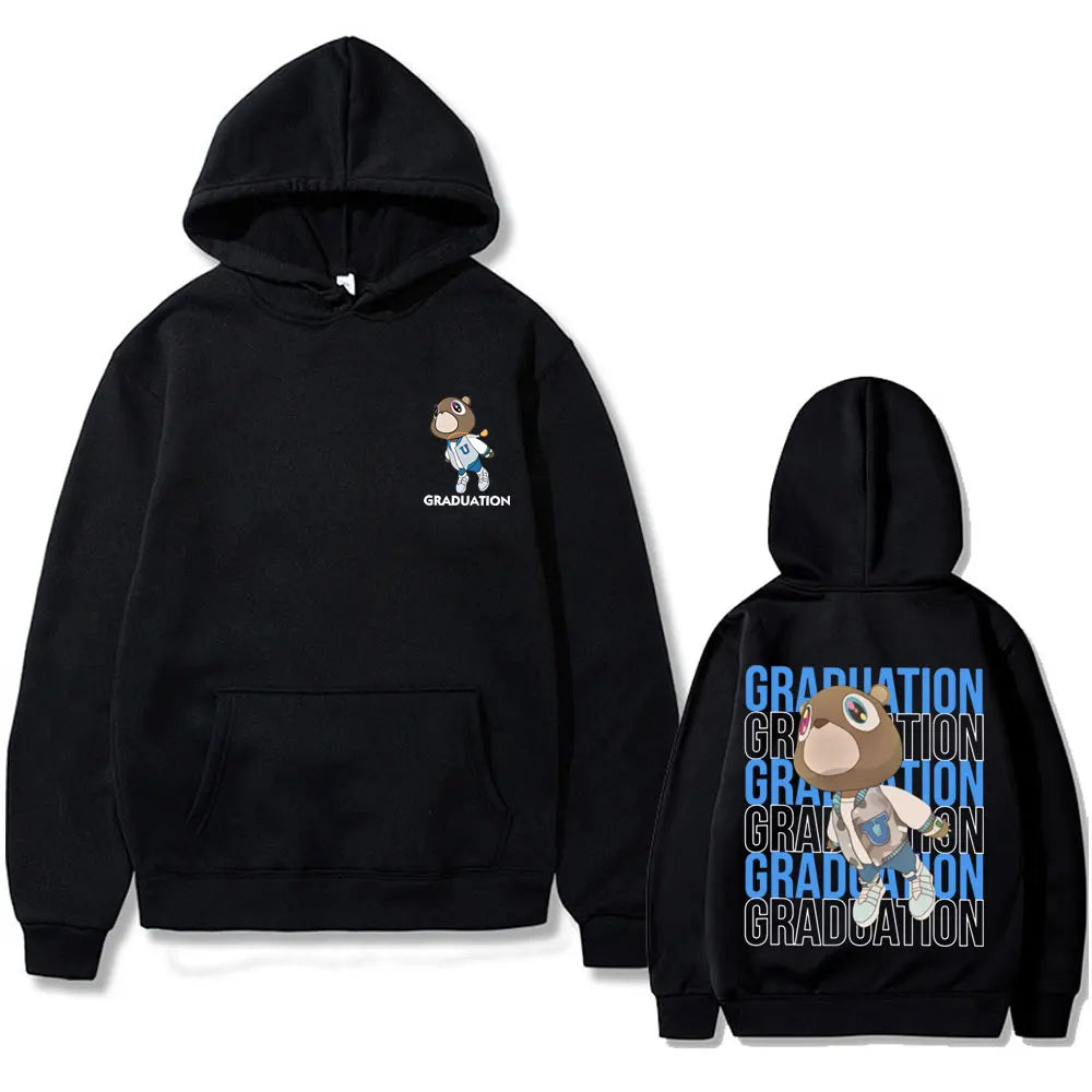 Kanye West Graduation Bear Graphic Hoodie