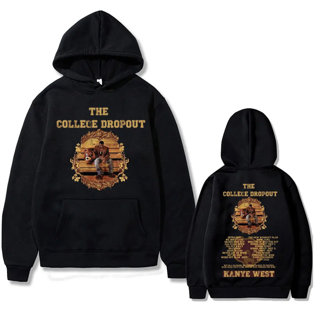 Kanye West Graduation Bear Graphic Hoodie