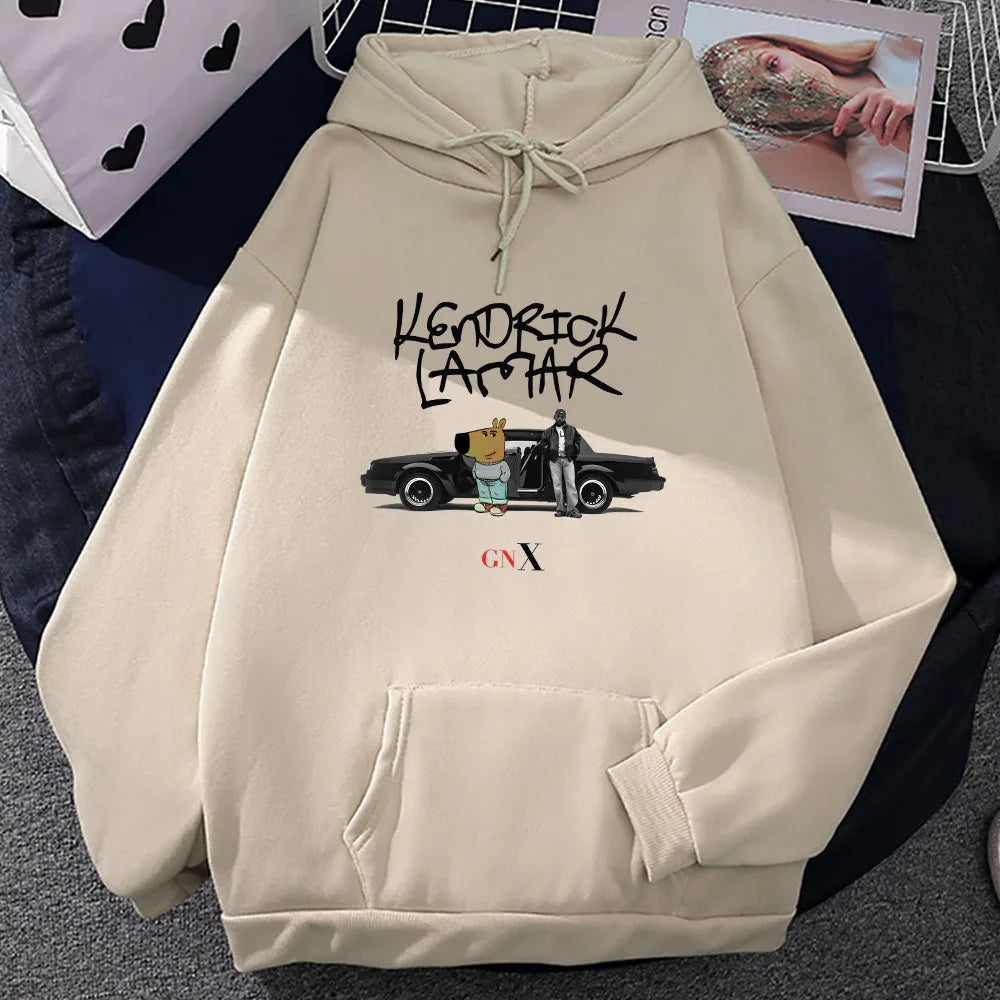 Kendrick Lamar & Chill Guy Graphic Hoodies