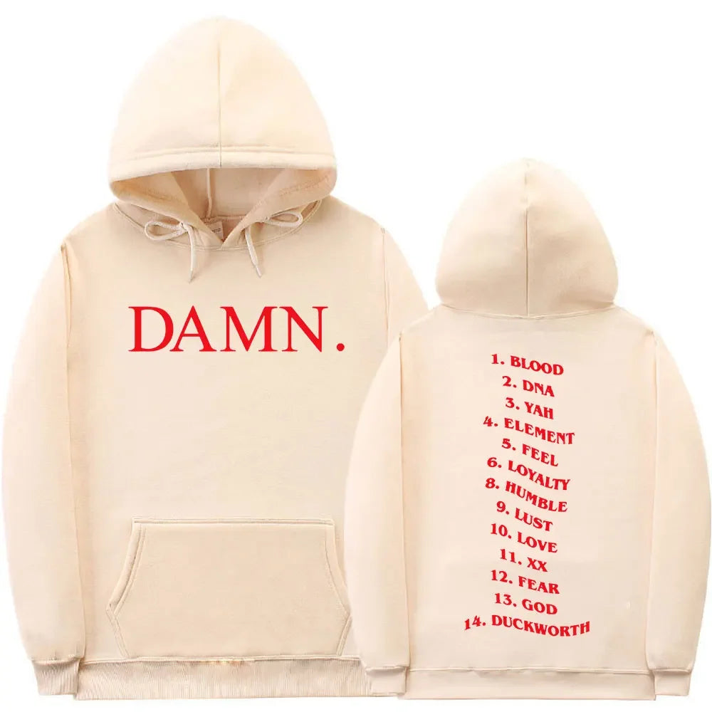 Damn Kendrick Lamar Graphic Hoodies Pullover Sweatshirt