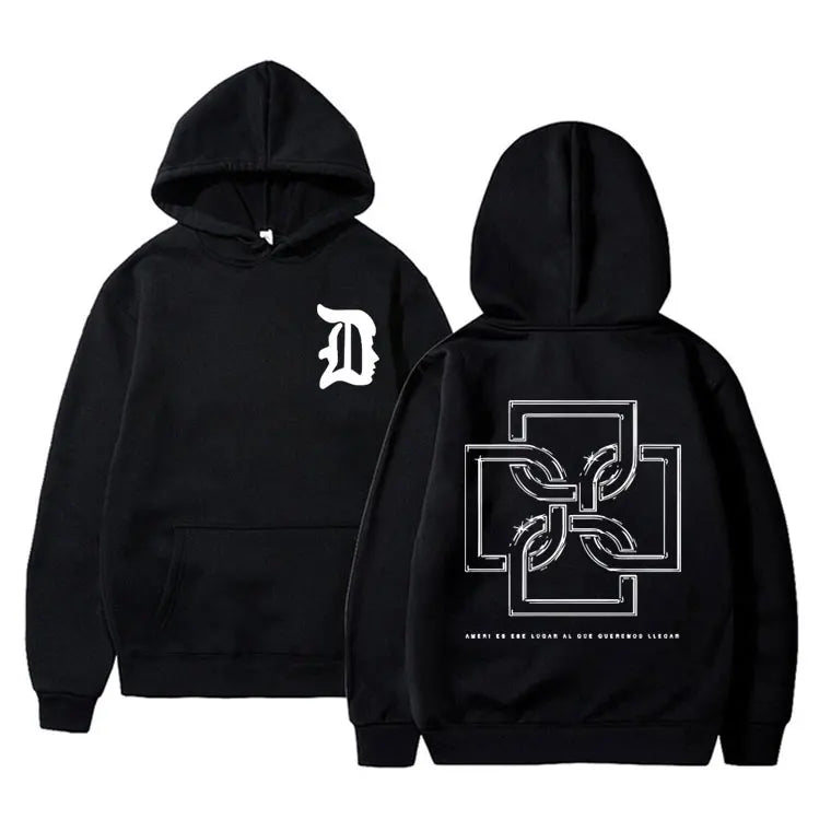 Duki Merch Graphic Hoodie