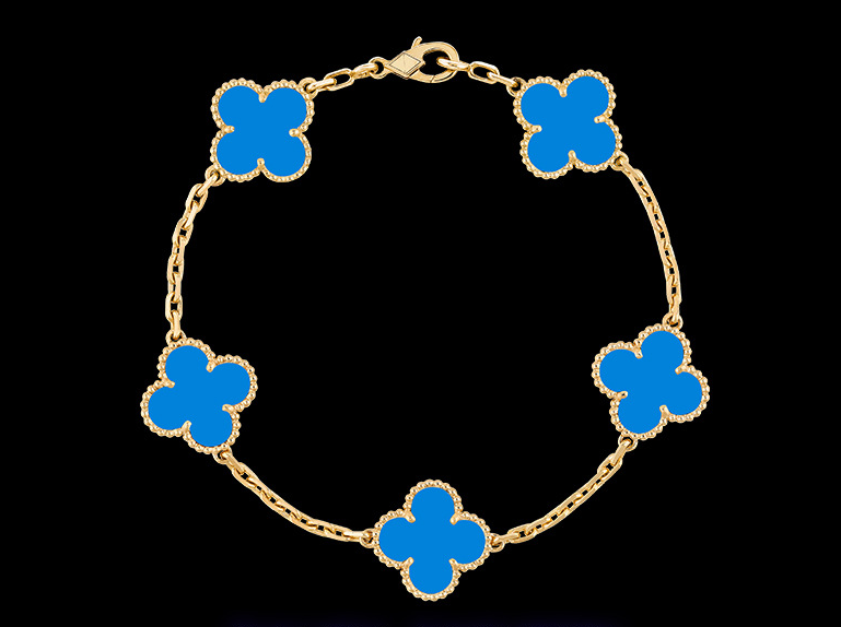 Alhambra-Armband mit Kleeblattmotiv – 18 Karat Gold und 925er Sterlingsilber