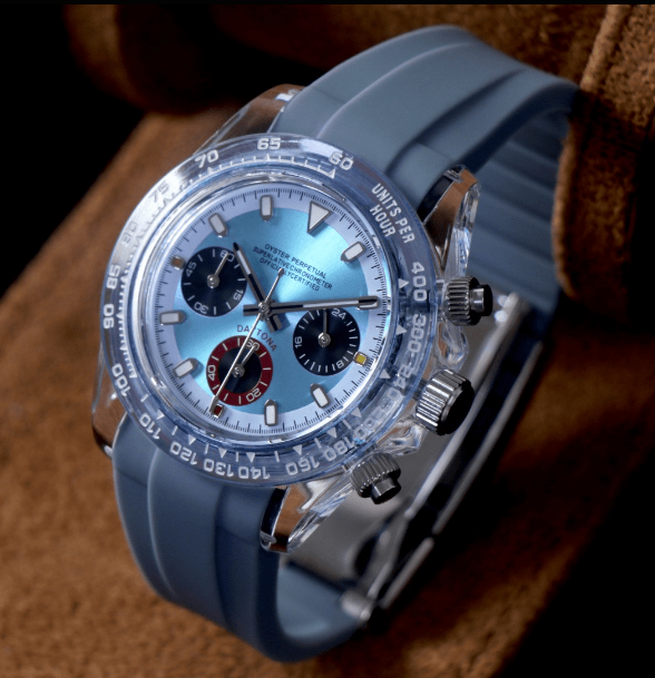SEIKO MOD DAYTONA| ICE BLUE