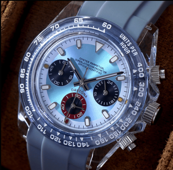 SEIKO MOD DAYTONA| ICE BLUE