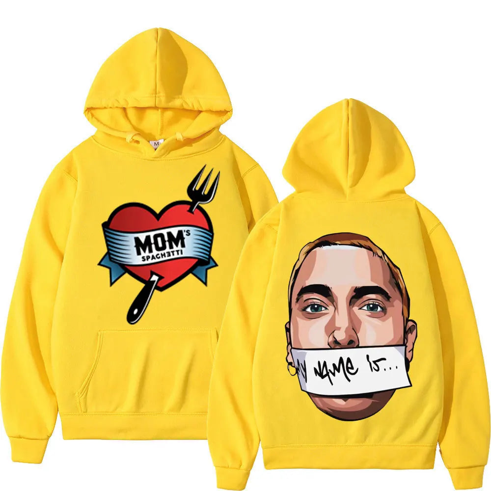 Eminem Mom's Spaghetti/My Name Is Graphic Hoodie