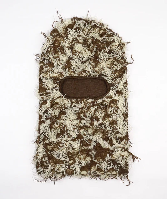 Brown Storm Distressed Balaclava