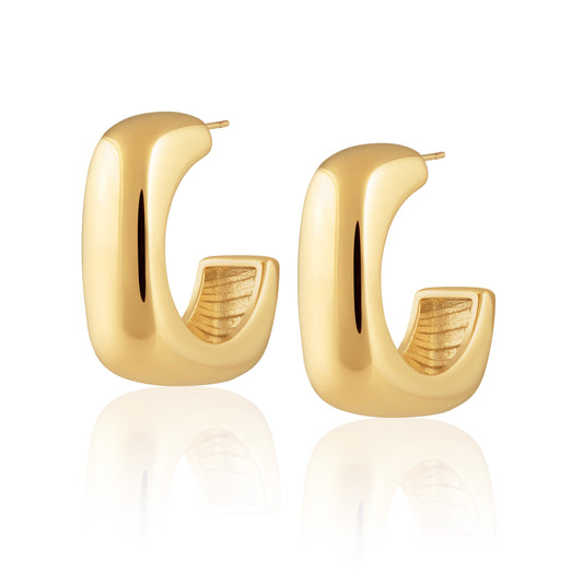 Daria Chunky Hoop Earrings