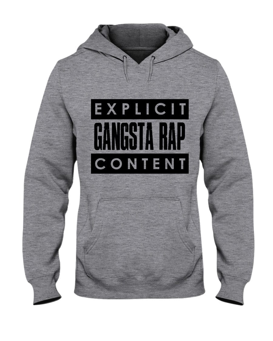 Fuel hip hop jewelry Apparel Gildan 50/50 Hoodie / Sports Grey / S Gangsta Rap