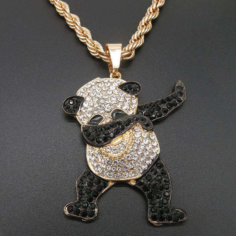 Hip Hop Fresh Jewelry hip hop jewelry Blinged Out Dabbin’ Panda Chain