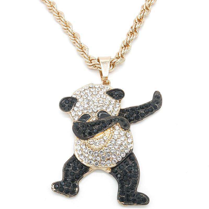 Hip Hop Fresh Jewelry hip hop jewelry Blinged Out Dabbin’ Panda Chain