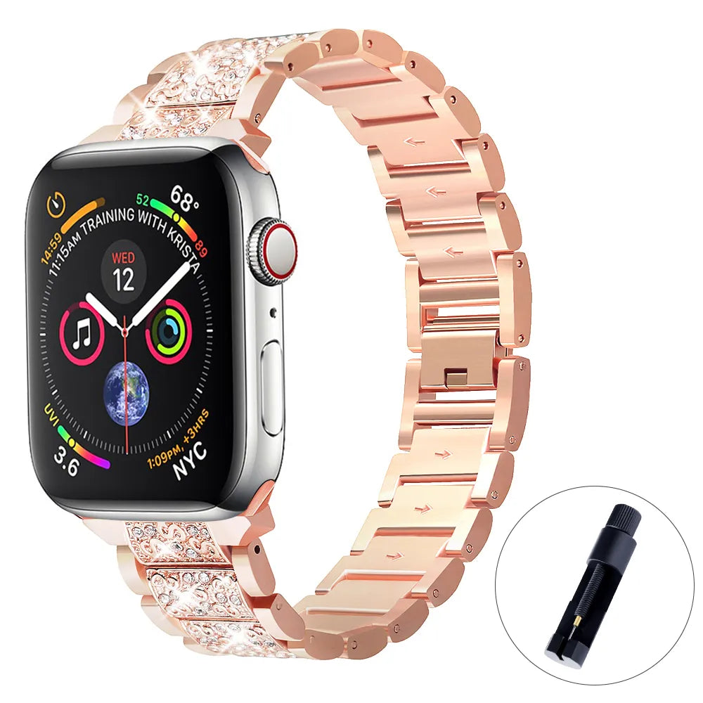 Bling-Diamant-Armband für die Apple Watch