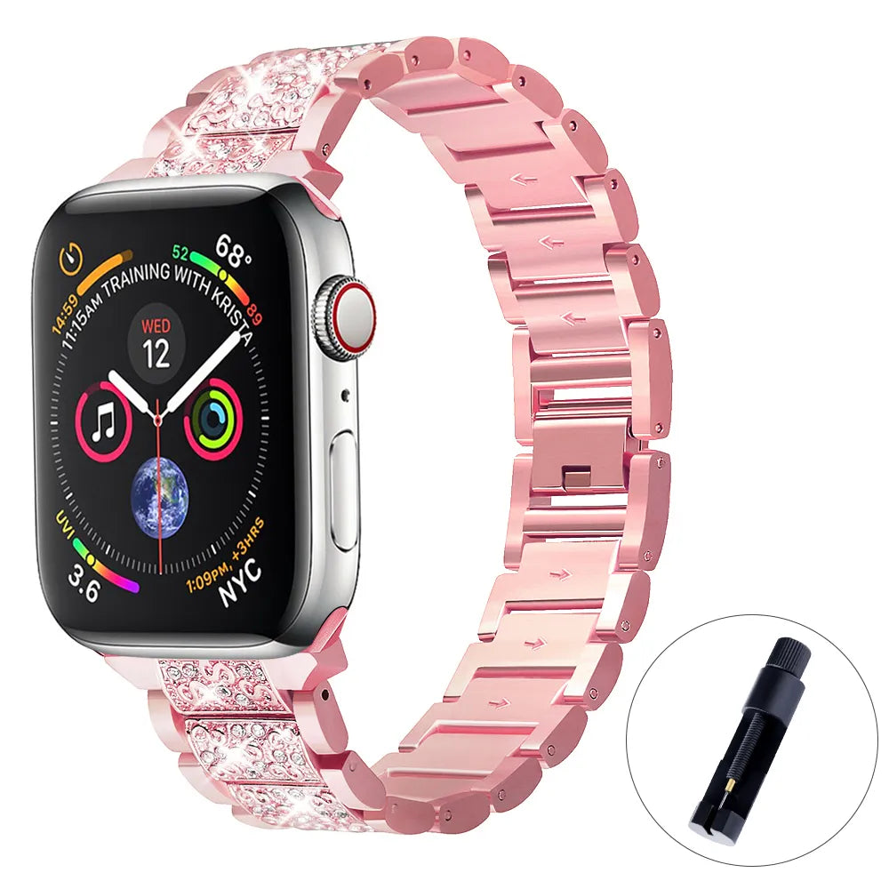 Bling-Diamant-Armband für die Apple Watch