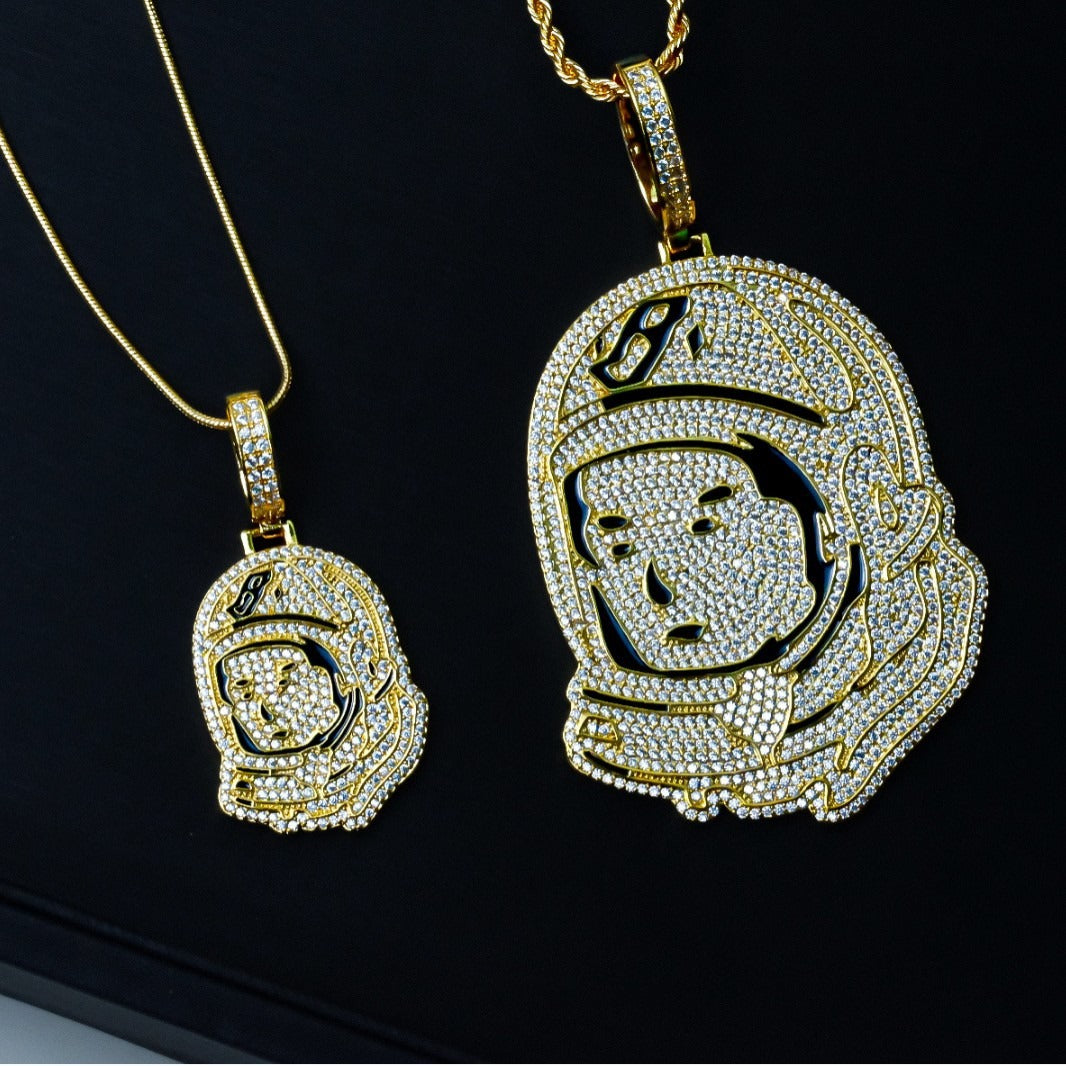 Halskette mit Astronauten-Anhänger des BBC Billionaire Boys Club