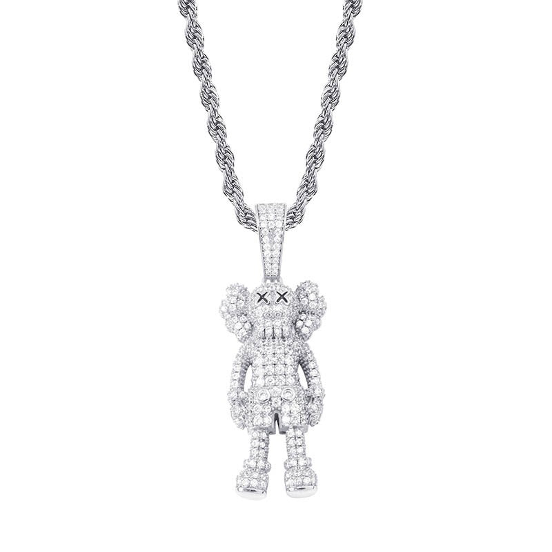Kaws Halskette mit 3D-Anhänger