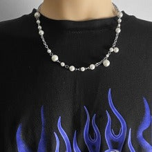 Asap Rocky Pearl Cuban Link Halskette Rapper Kette