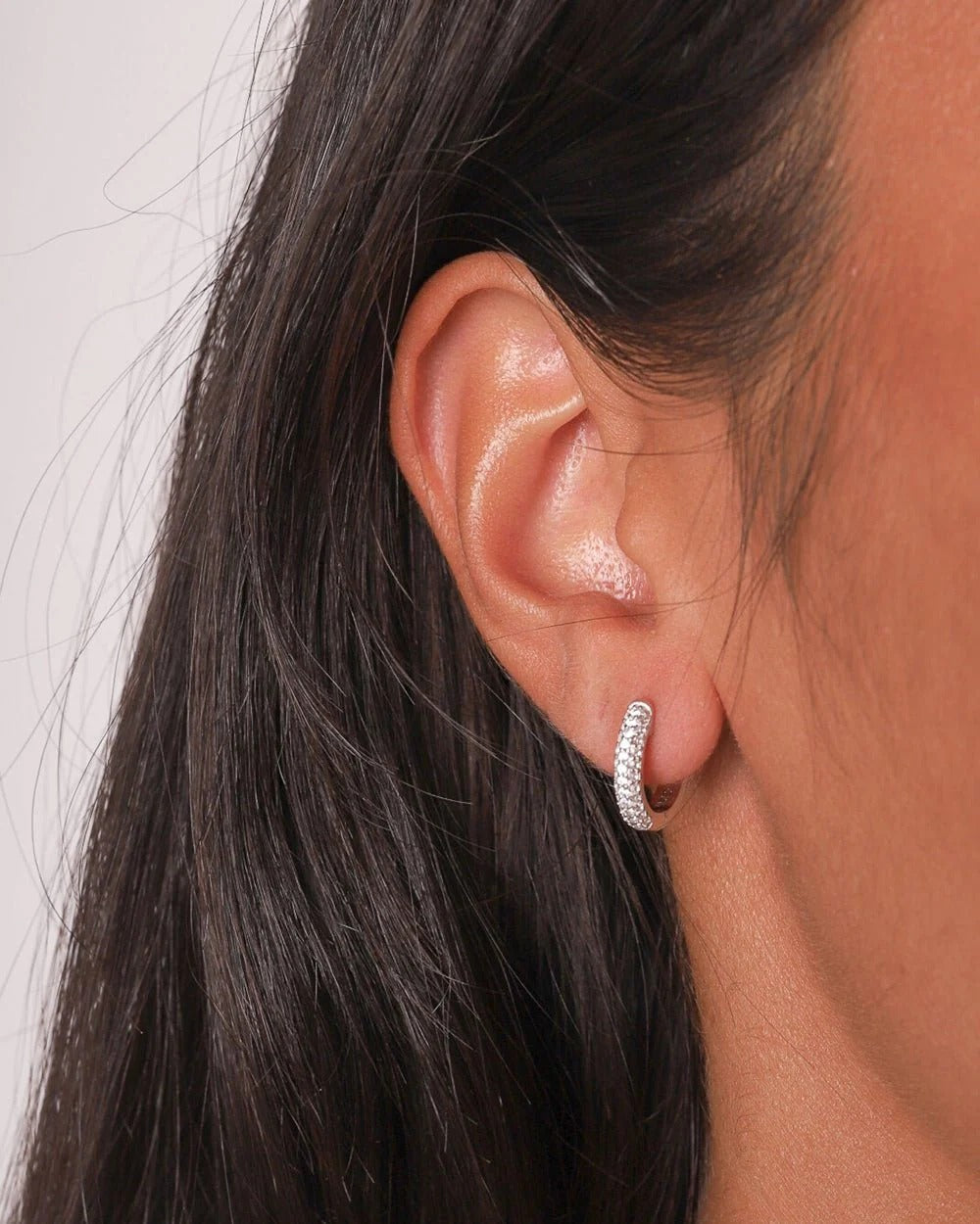 VVS Jewelry S925 Silver Hoop Earrings