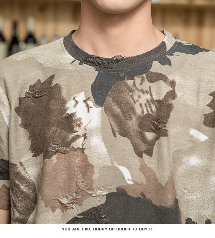 Camouflage Hip Hop T-Shirt