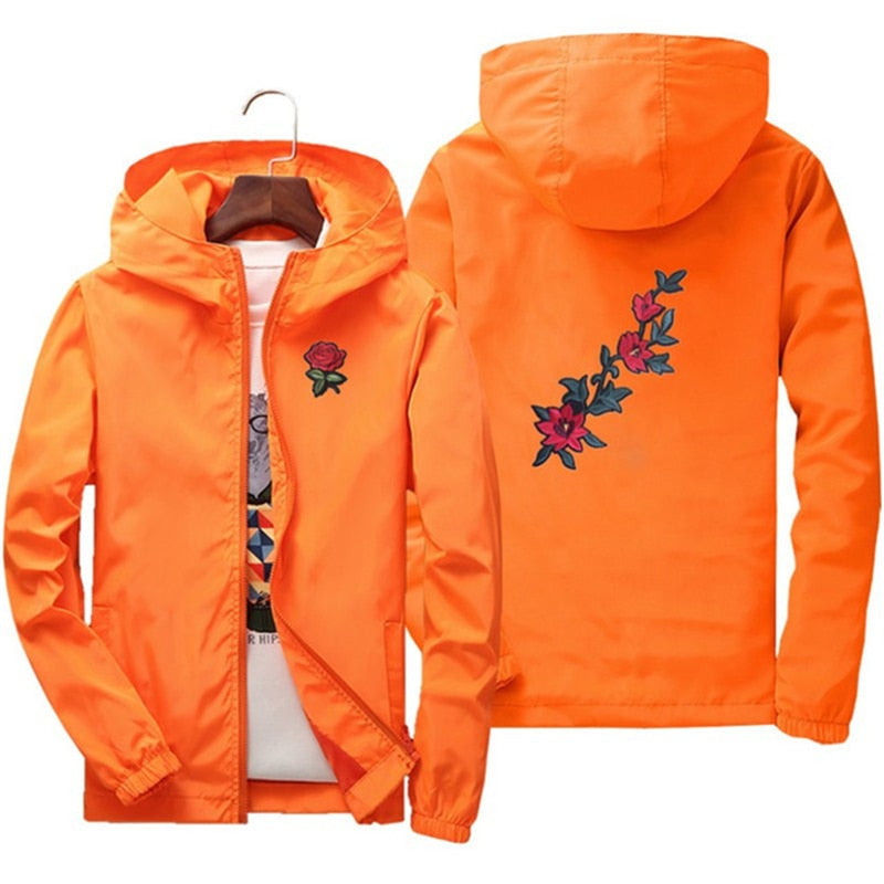 Jacke mit Rosenstickerei „Zeal“