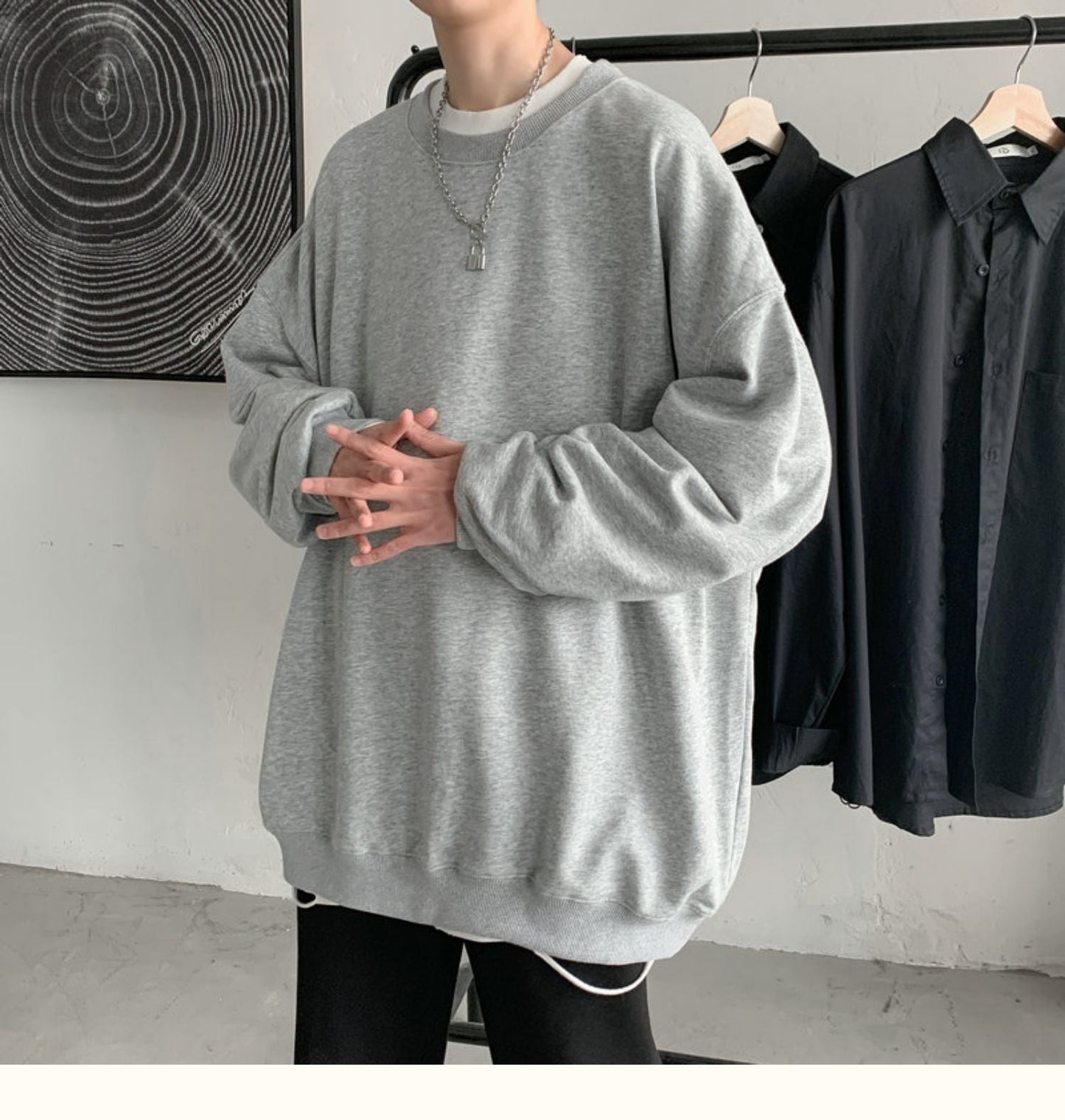 CrewCode Oversized Sweatshirt