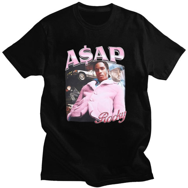 ASAP Rocky Vintage Rap Graphic T-shirt