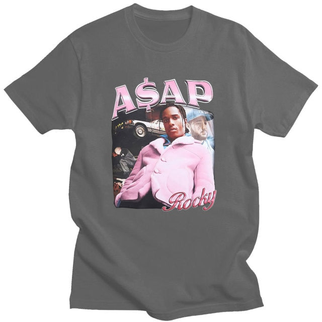 ASAP Rocky Vintage Rap Graphic T-shirt